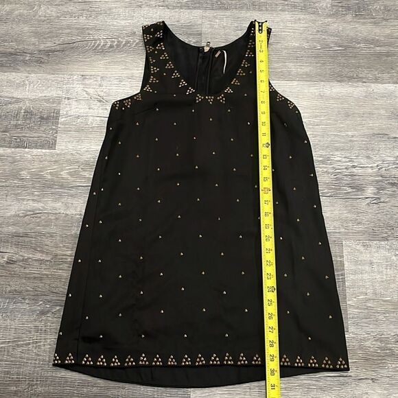 Free People black mini gold beaded dress - 0 - Picture 9 of 11